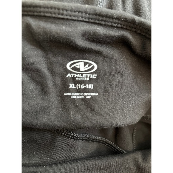 Athletic Works Womens XLBlack High Waisted Jogger Pants with Pockets A1001 - Picture 4 of 5